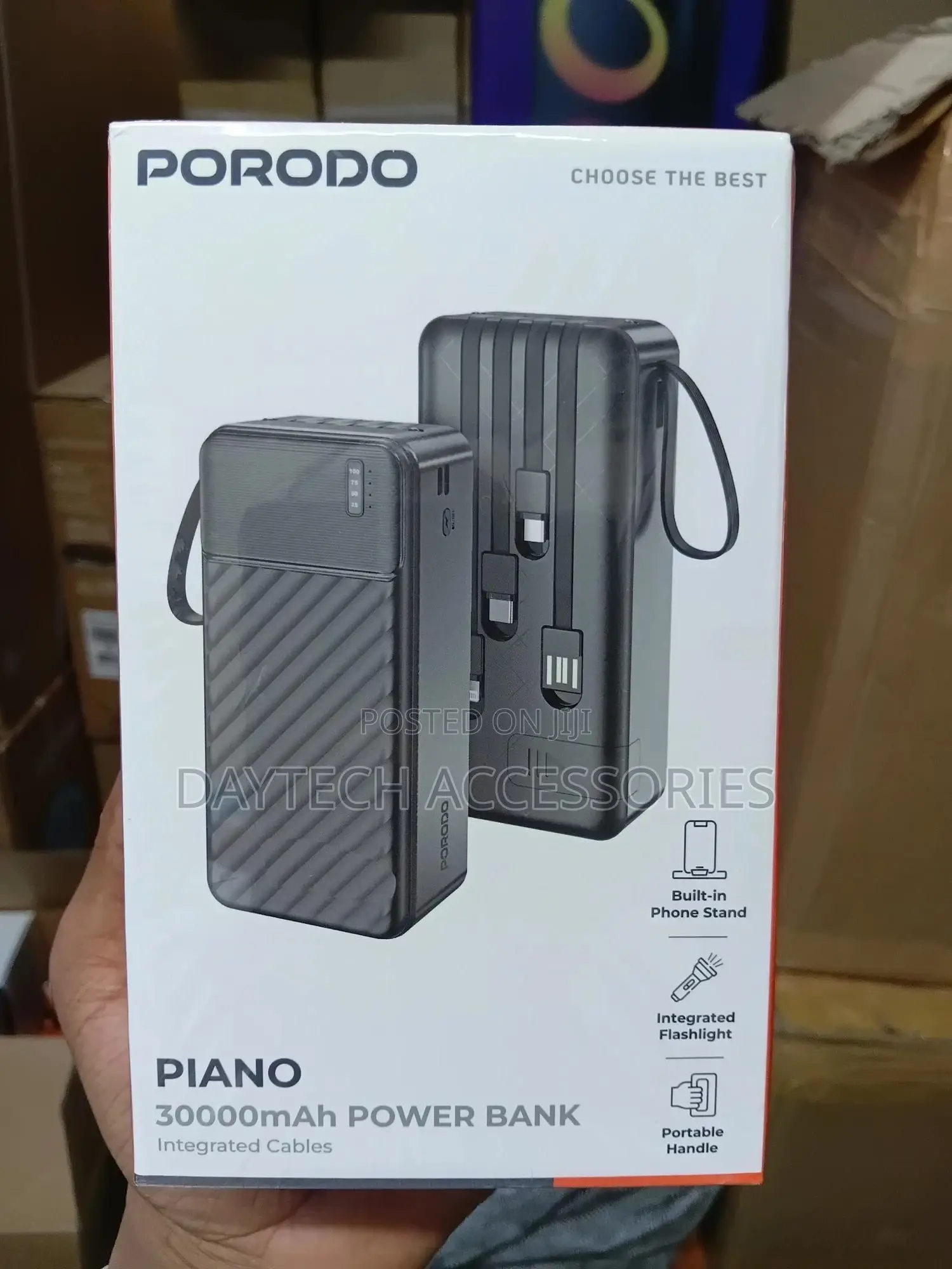 The Porodo Piano 30000mah Power Bank.