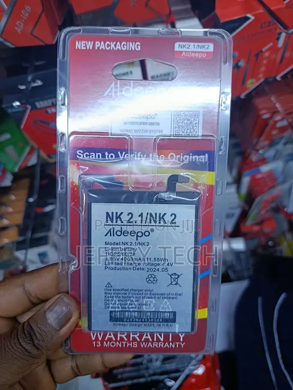 Aldeepo Li-Ion Battery for a Nokia 2.1 Phone (Model Nk 2.1/Nk2).