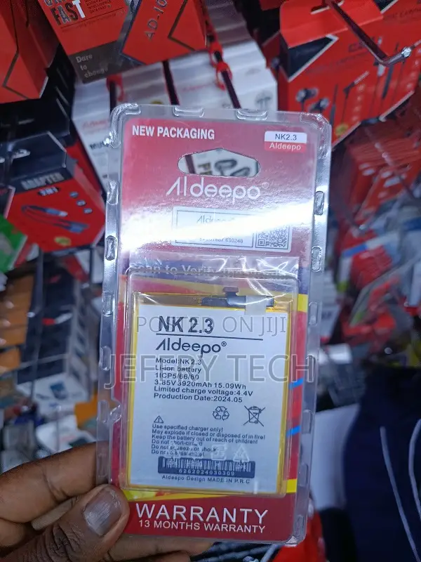 Aldeepo Replacement Li-Ion Battery for a Nokia 2.3 Smartphone.
