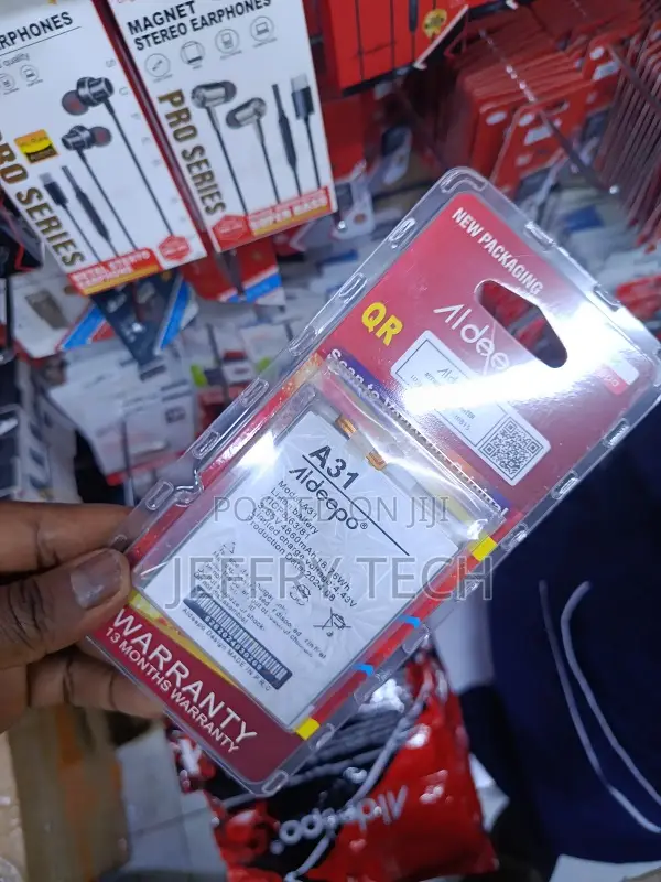 Aldeepo A31 Replacement Li-Ion Battery for a Mobile Phone.