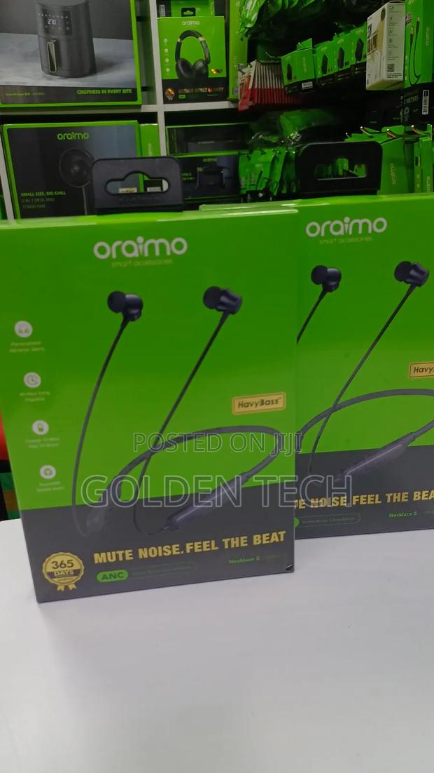 Oraimo Necklace 5 – Powerful Bass, All-Day Comfort