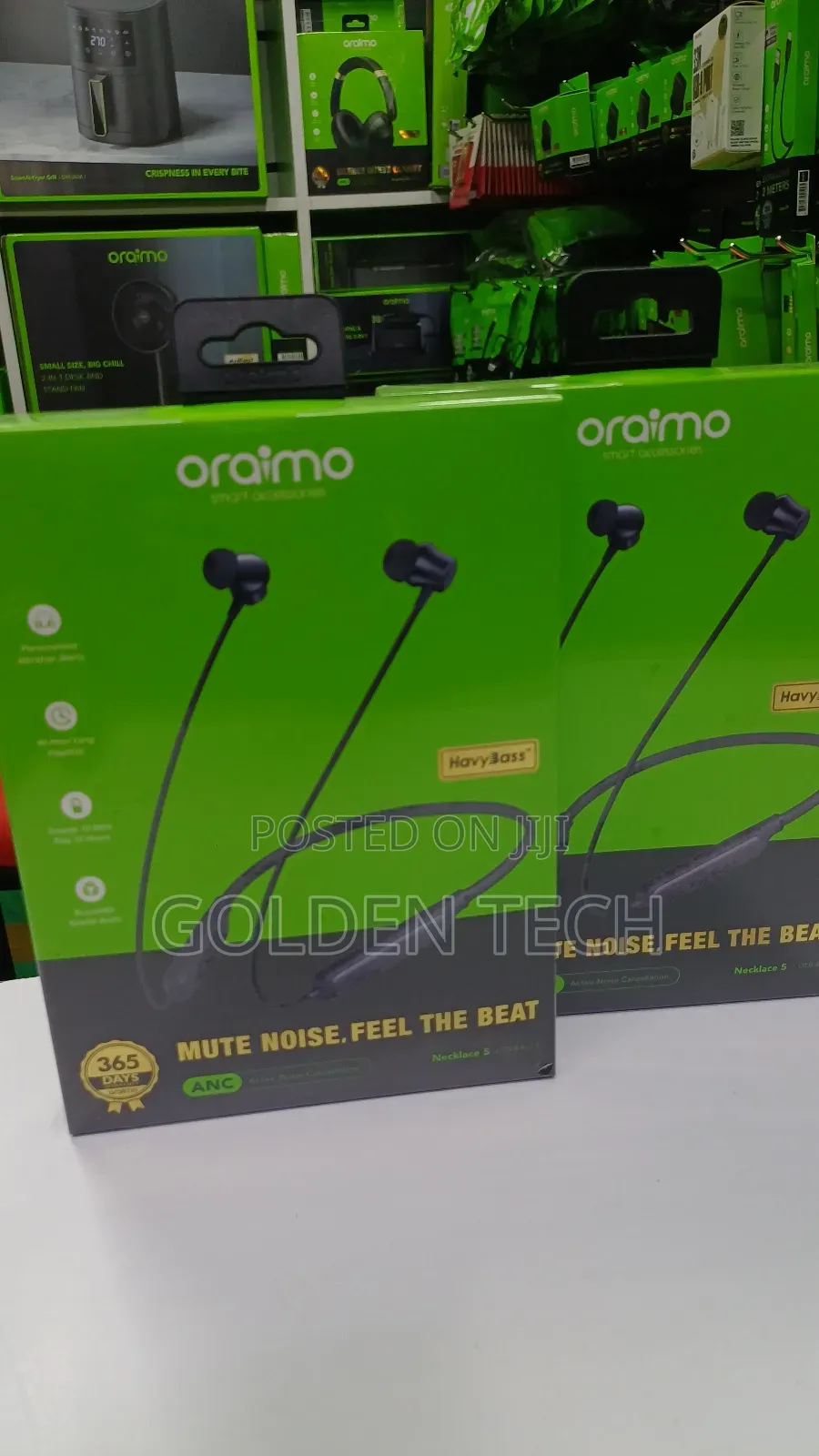 Oraimo Necklace 5 – Powerful Bass, All-Day Comfort