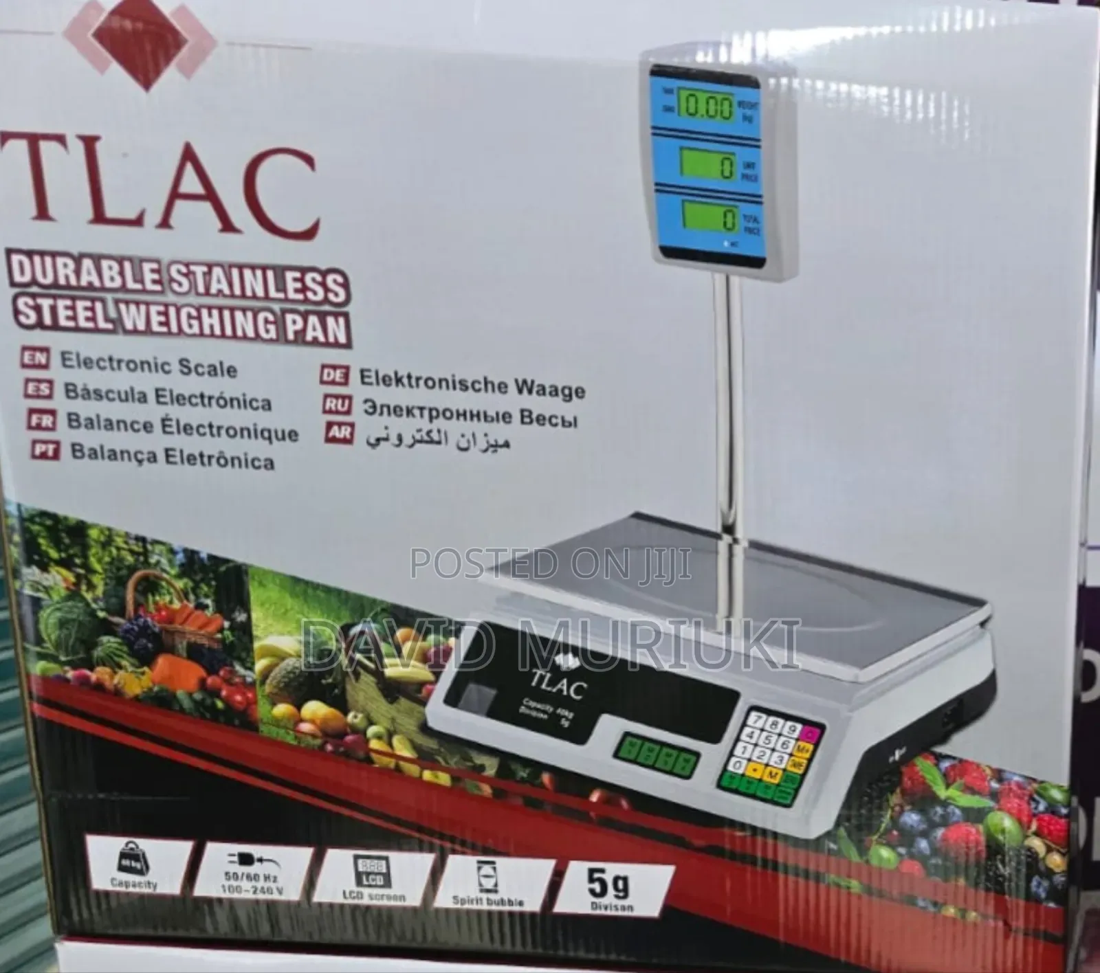 Tlac 40 KGS Acs-40 Digital Computing Weighing Scale With Arm