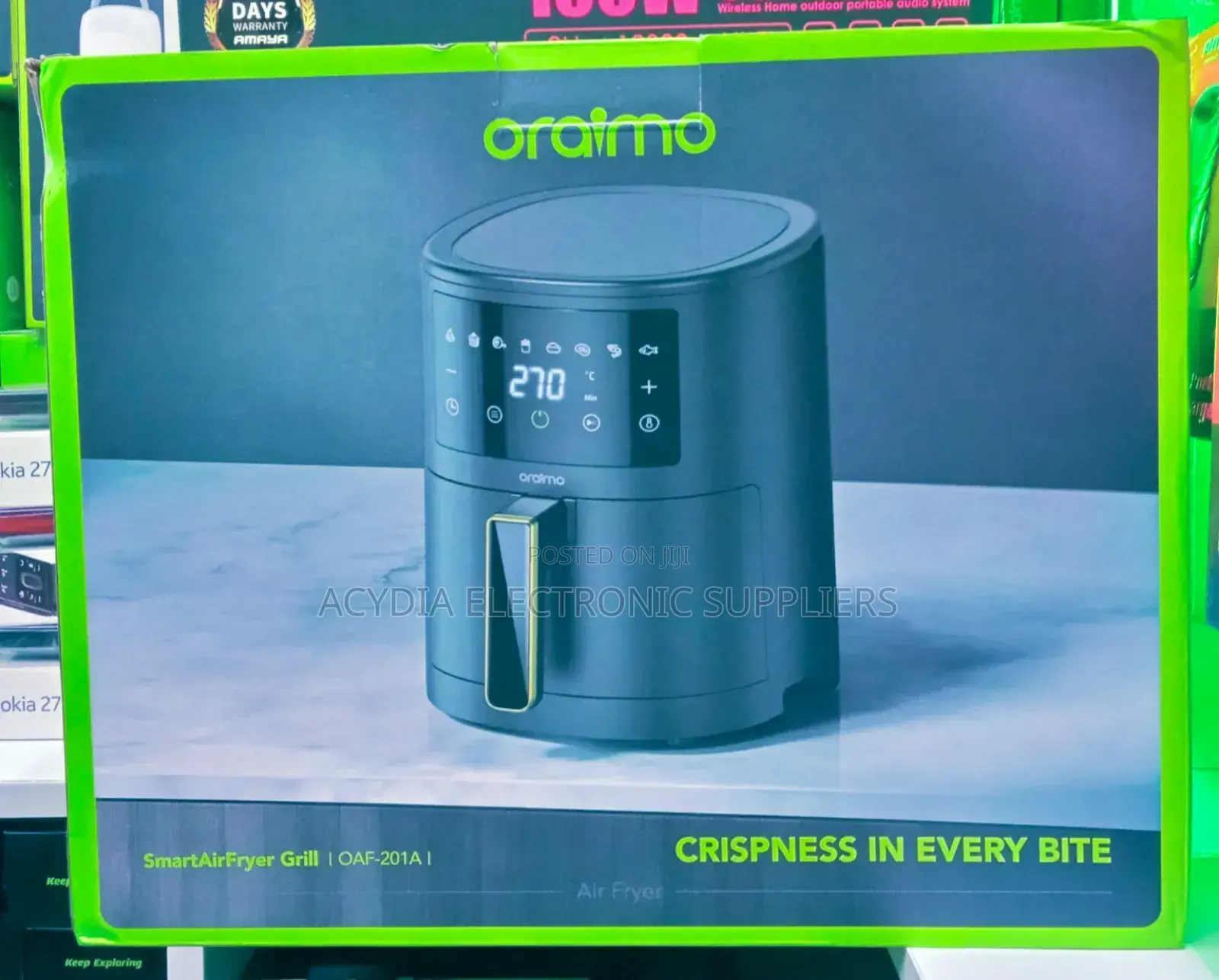 Oraimo Smartairfryer Grill 3.5l 1500w Touch Control Air Fryer