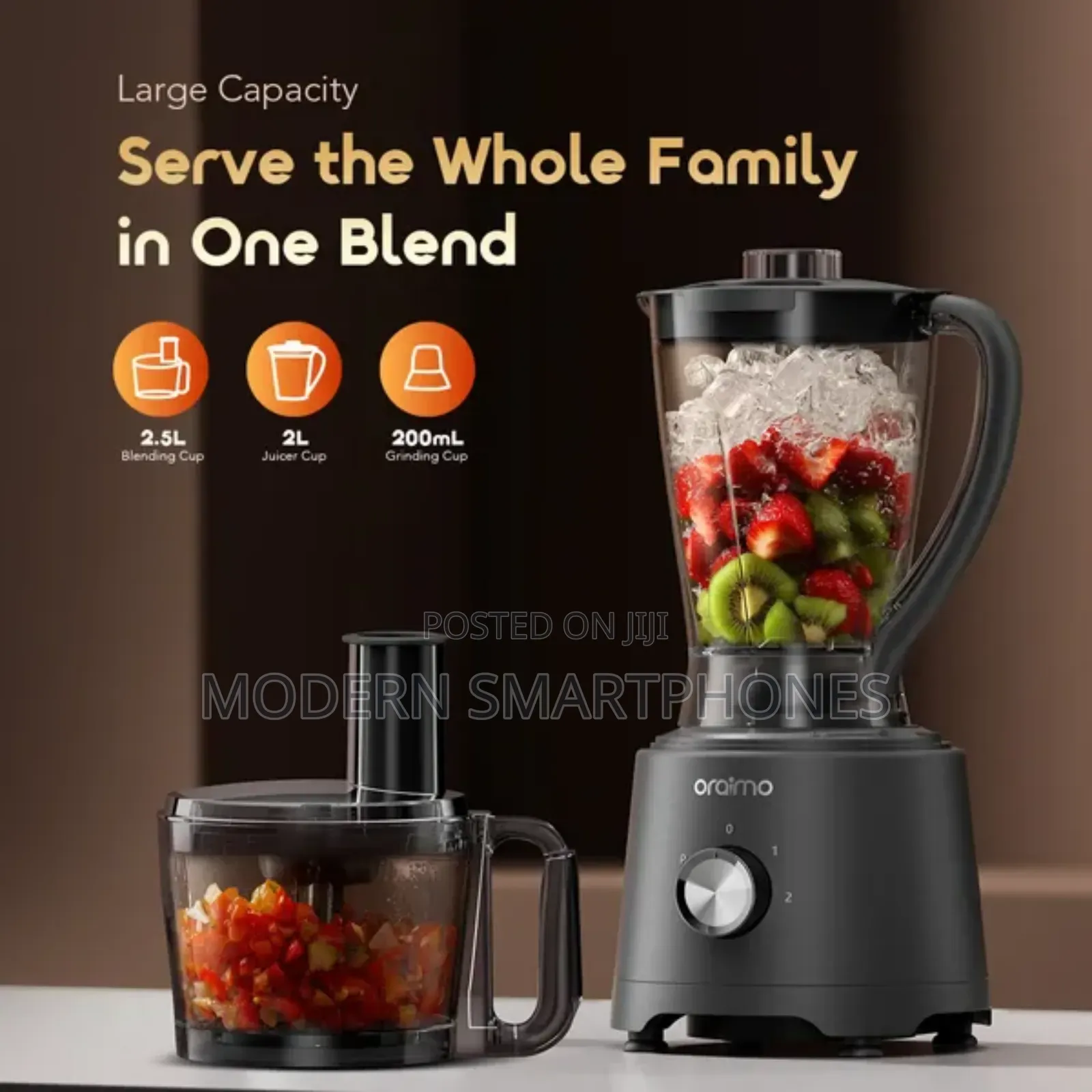 Oraimo Omniblend 1500w 4-in-1 Multifunctional Blender