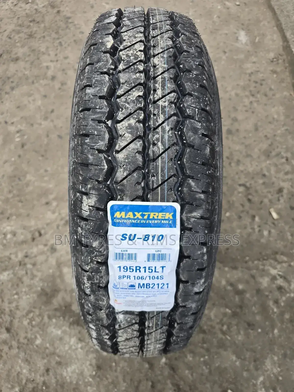 195 R15 Maxtrek (Commercial)