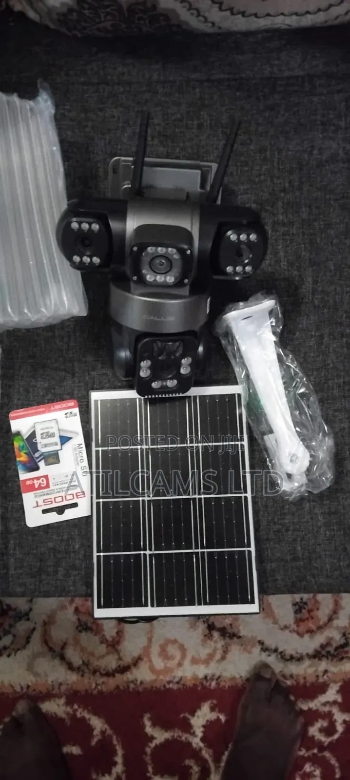 Triple Lens CCTV Camera
