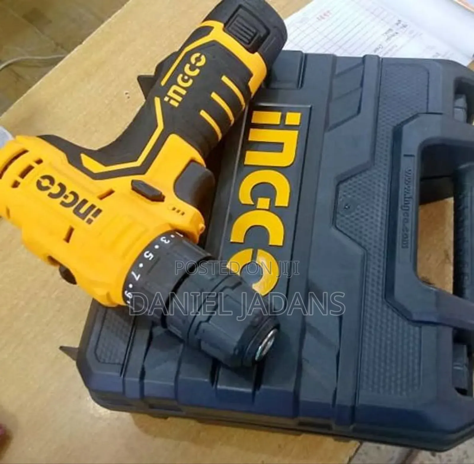 Brand New 12 Volts Cordless Drill Ingco With 2 Batteries./Codeless