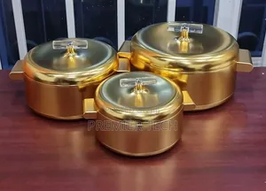 Unique Very High Quality Forever Gold Insulated Hotpot
