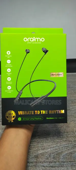 Oraimo Necklace Lite Call Vibration Wireless Headphones Oeb-311