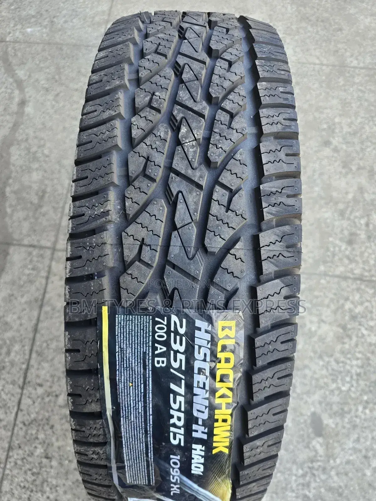235 /75 R15 Blackhawk Tyres (All Terrein)
