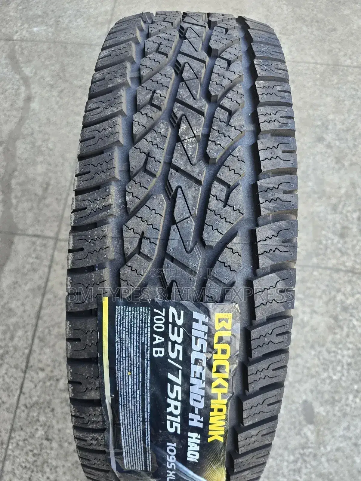 235 /75 R15 Blackhawk Tyres (All Terrein)