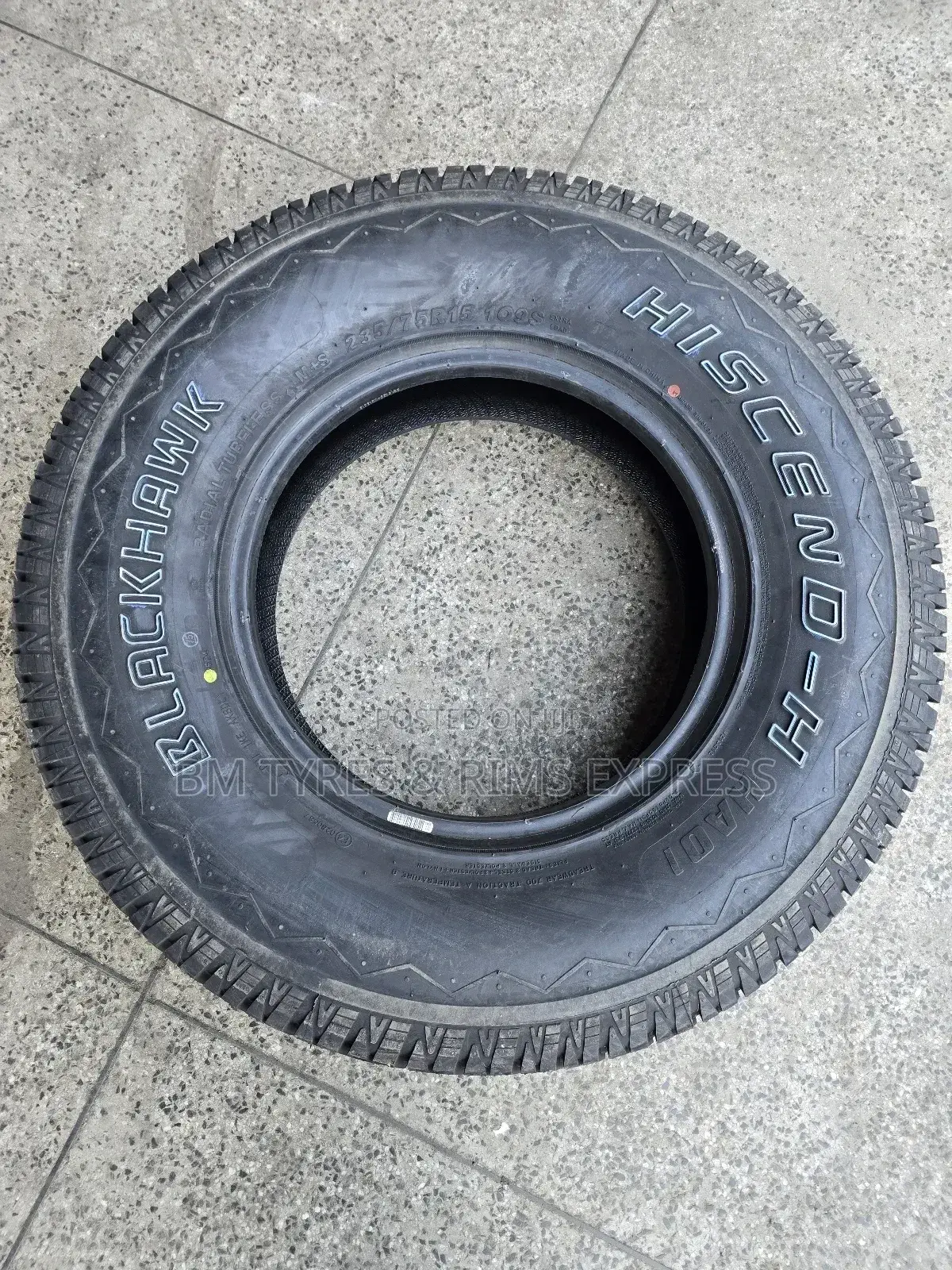235 /75 R15 Blackhawk Tyres (All Terrein)