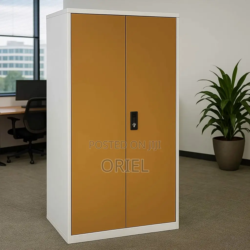 Office Cabinet : 2-Door Stainless Metal Office Cabinet