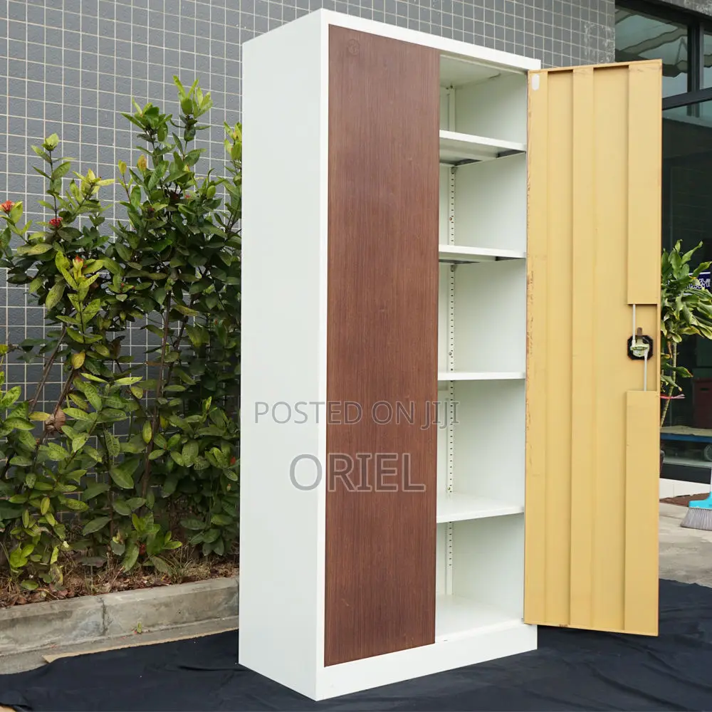 Office Cabinet : 2-Door Stainless Metal Office Cabinet