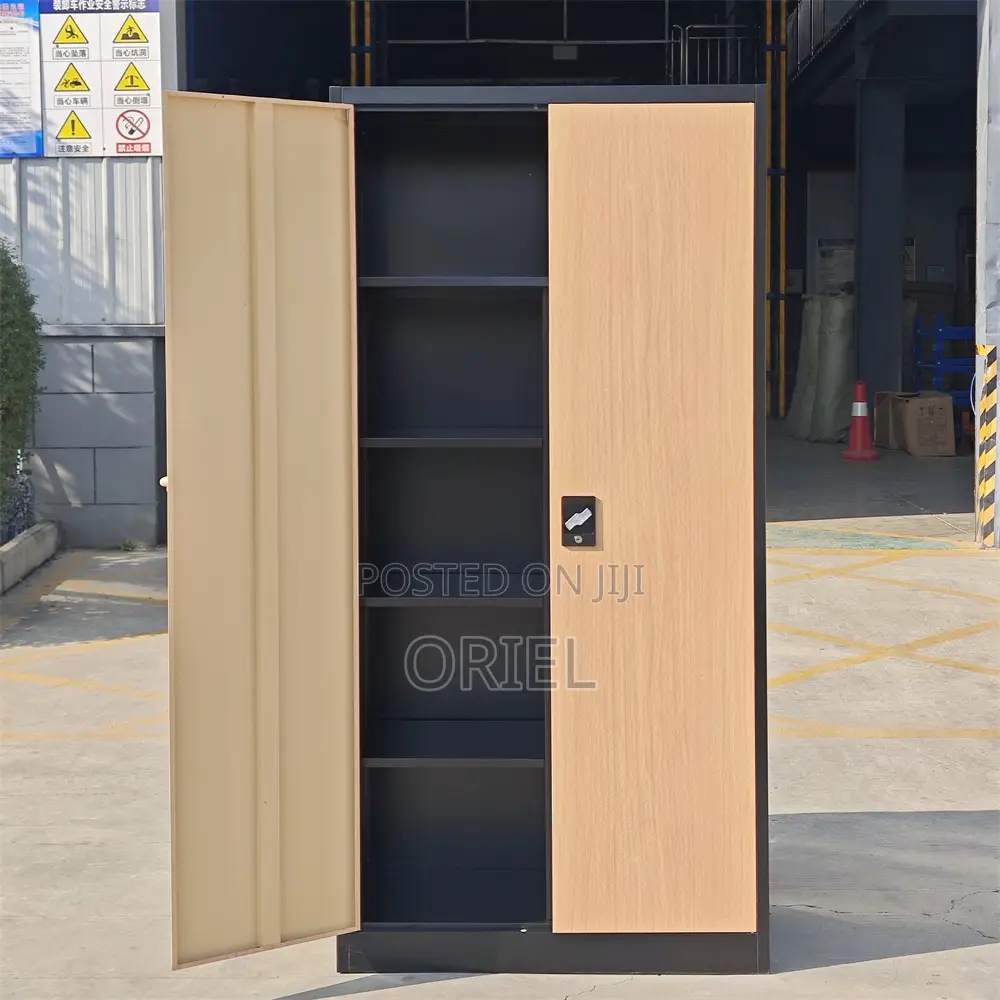 Office Cabinet : 2-Door Stainless Metal Office Cabinet