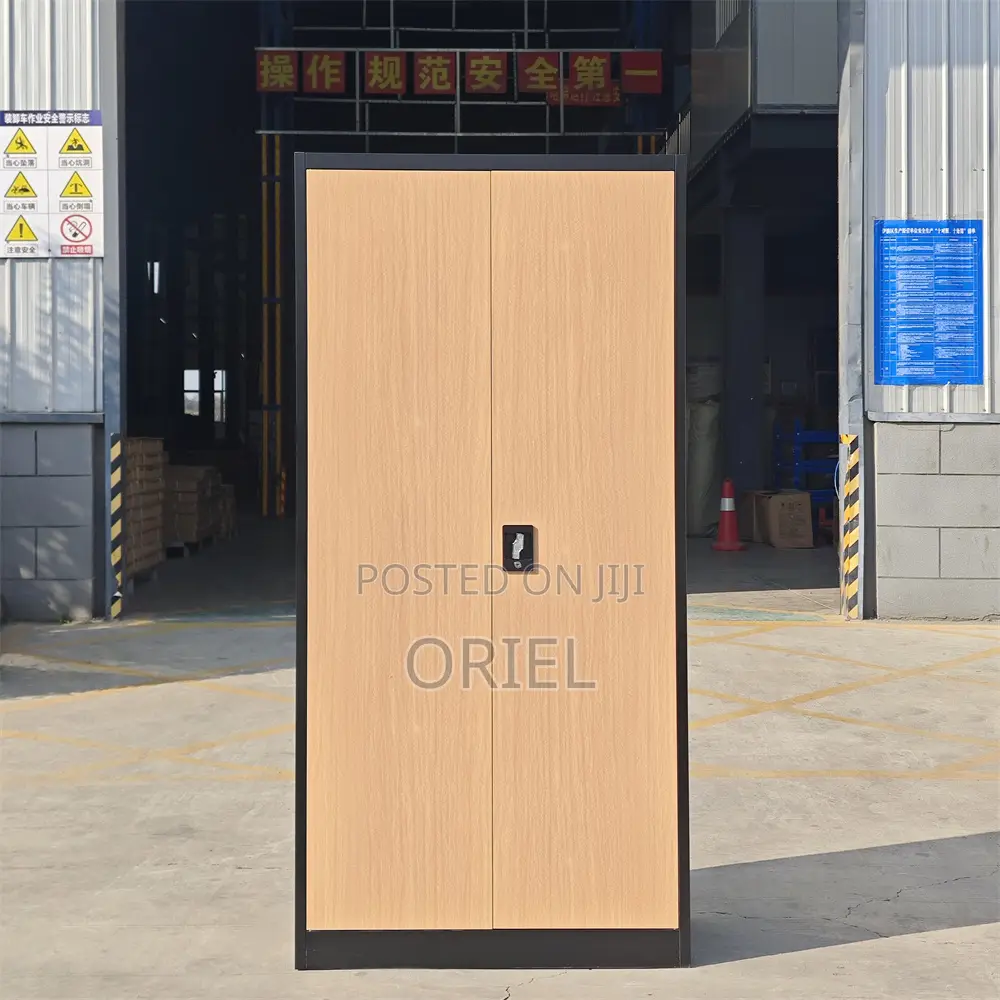 Office Cabinet : 2-Door Stainless Metal Office Cabinet