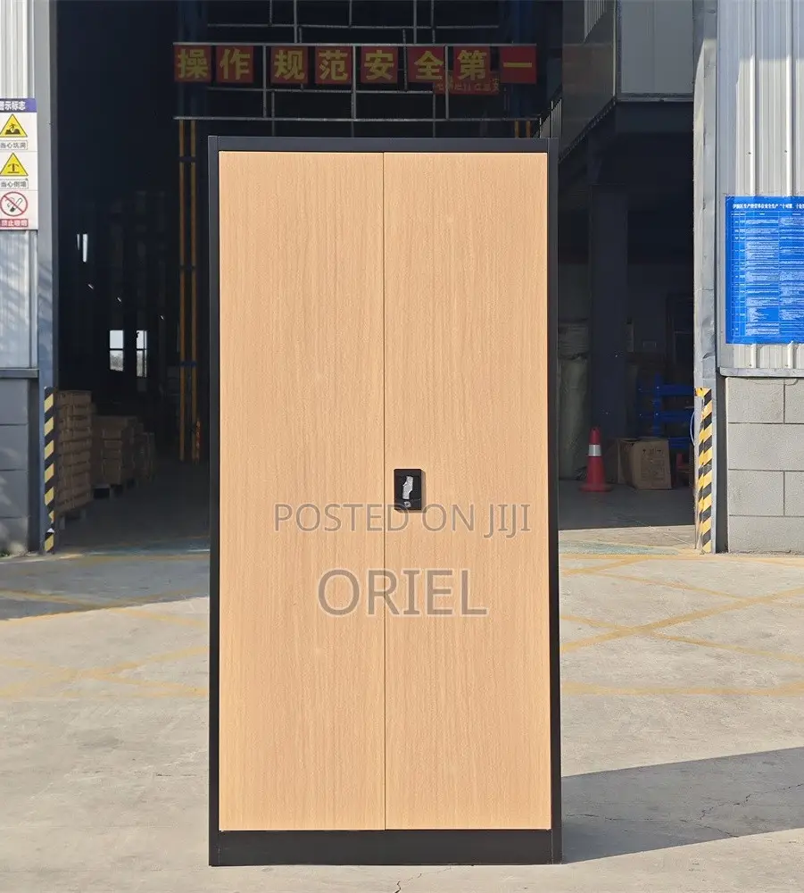 Office Cabinet : 2-Door Stainless Metal Office Cabinet