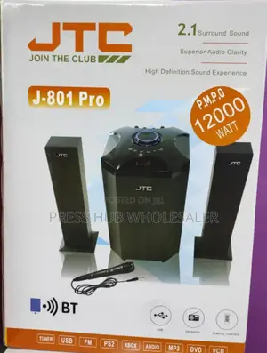 JTC J-801 Pro 2.1 Channel Multimedia Speaker System" 