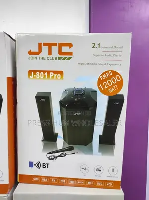 JTC J-801 Pro 2.1 Channel Multimedia Speaker System" 