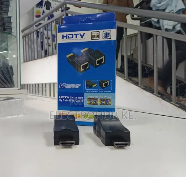 30 Hdmi To Rj45 Extender Adapter - Plug & Play