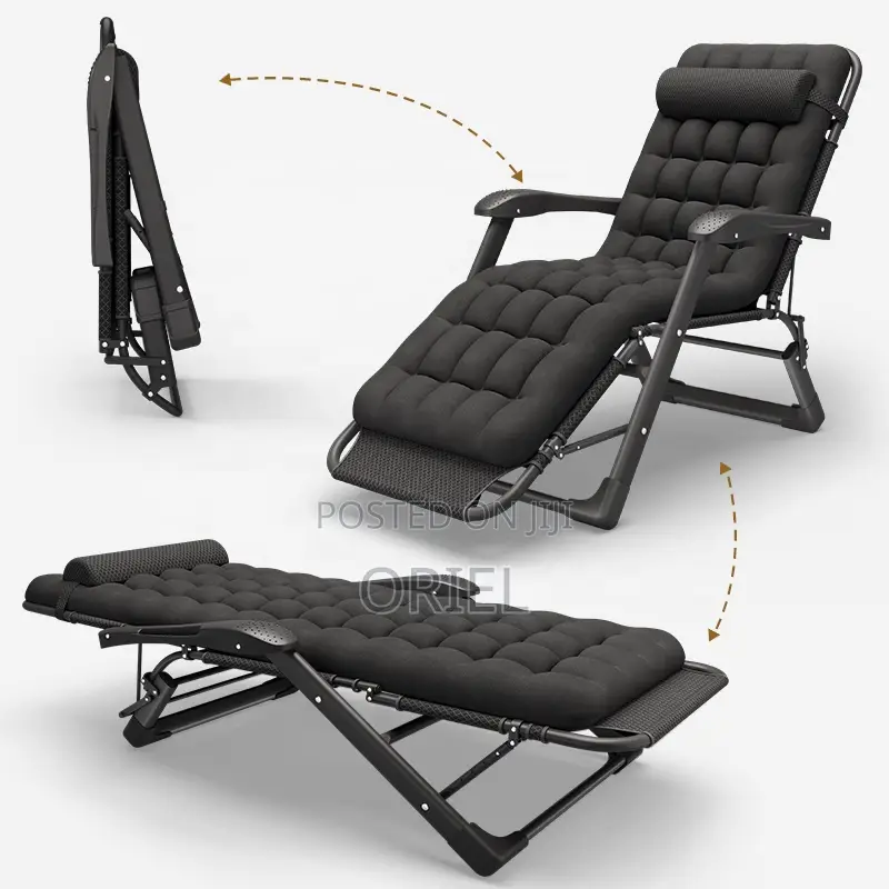 Reclining Outdoor Chair : Foldable Reclining Leisure Chair