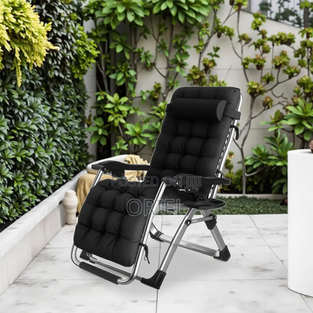 Reclining Outdoor Chair : Foldable Reclining Leisure Chair