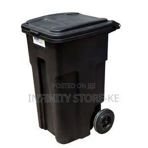 120 LTRS Toptank Litter Bin With Wheels/Garbage Bin