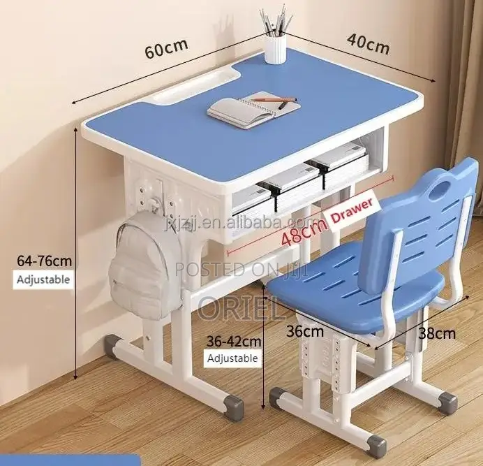 Kids Furniture : Kids Study Adjustable Height Desk Chair