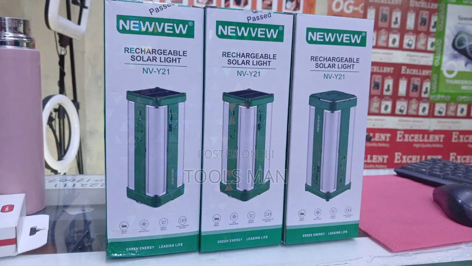 Newvew Nv-Y21 Rechargeable Solar Light.