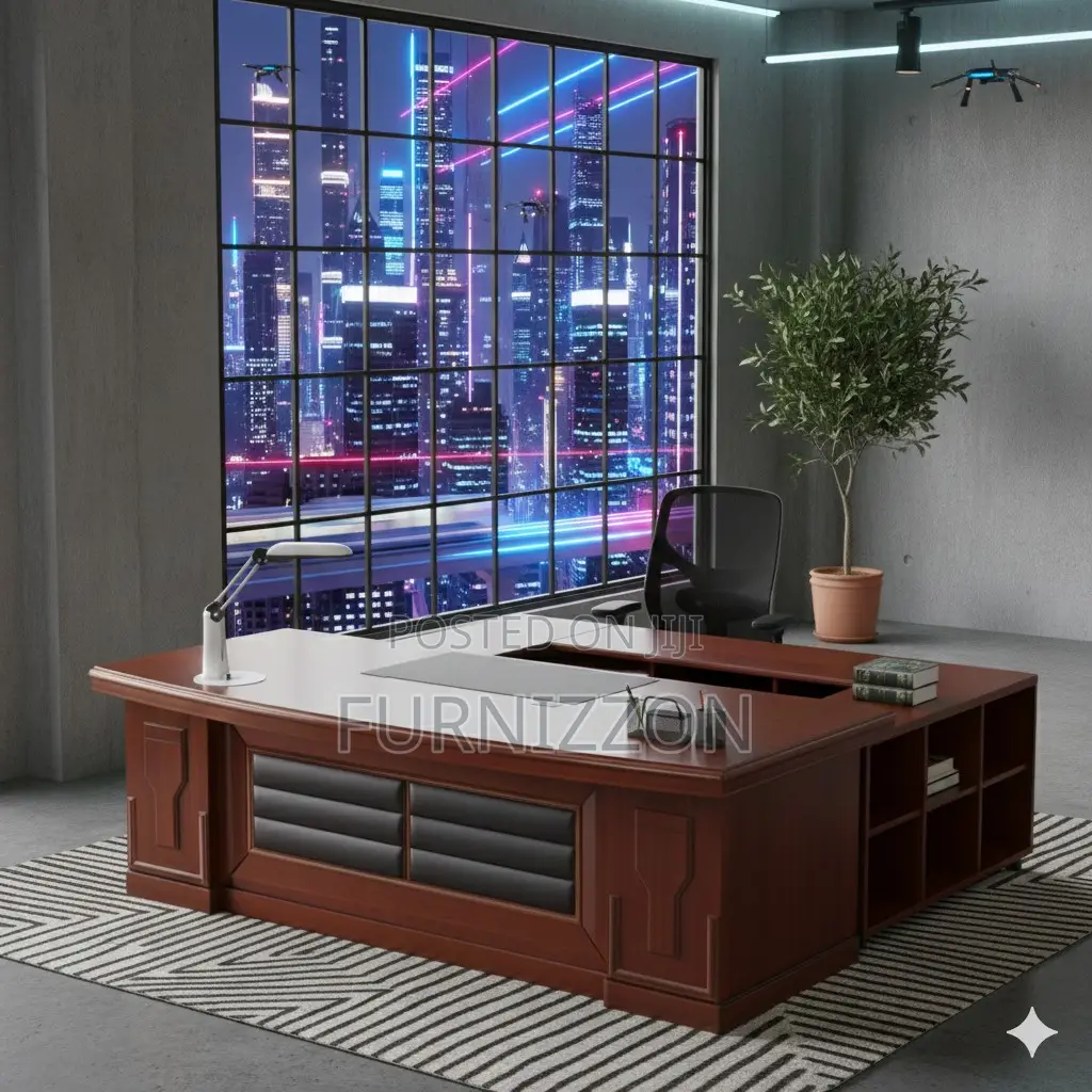 Luxurious Boss L Shaped Executive Manager Desk
