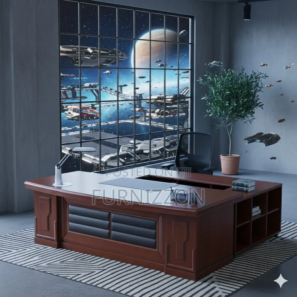 Wooden Executive L Shaped Boss Office Desk
