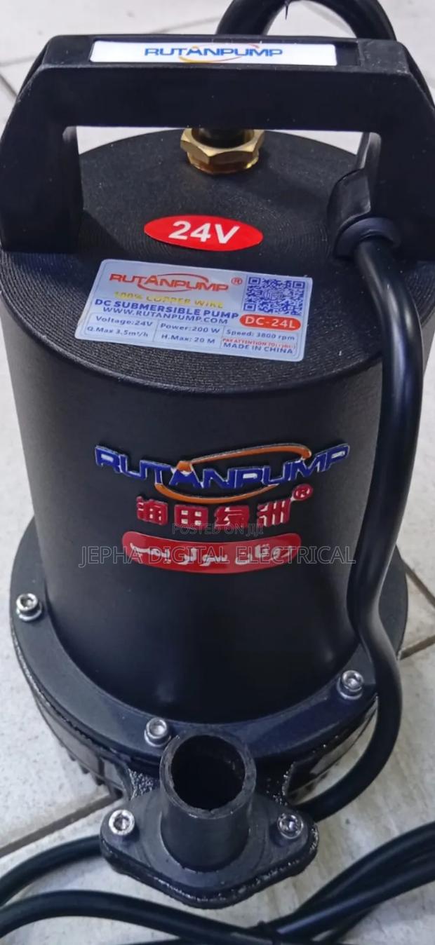 Rutan Battery Pump 24volts,200watts 20m