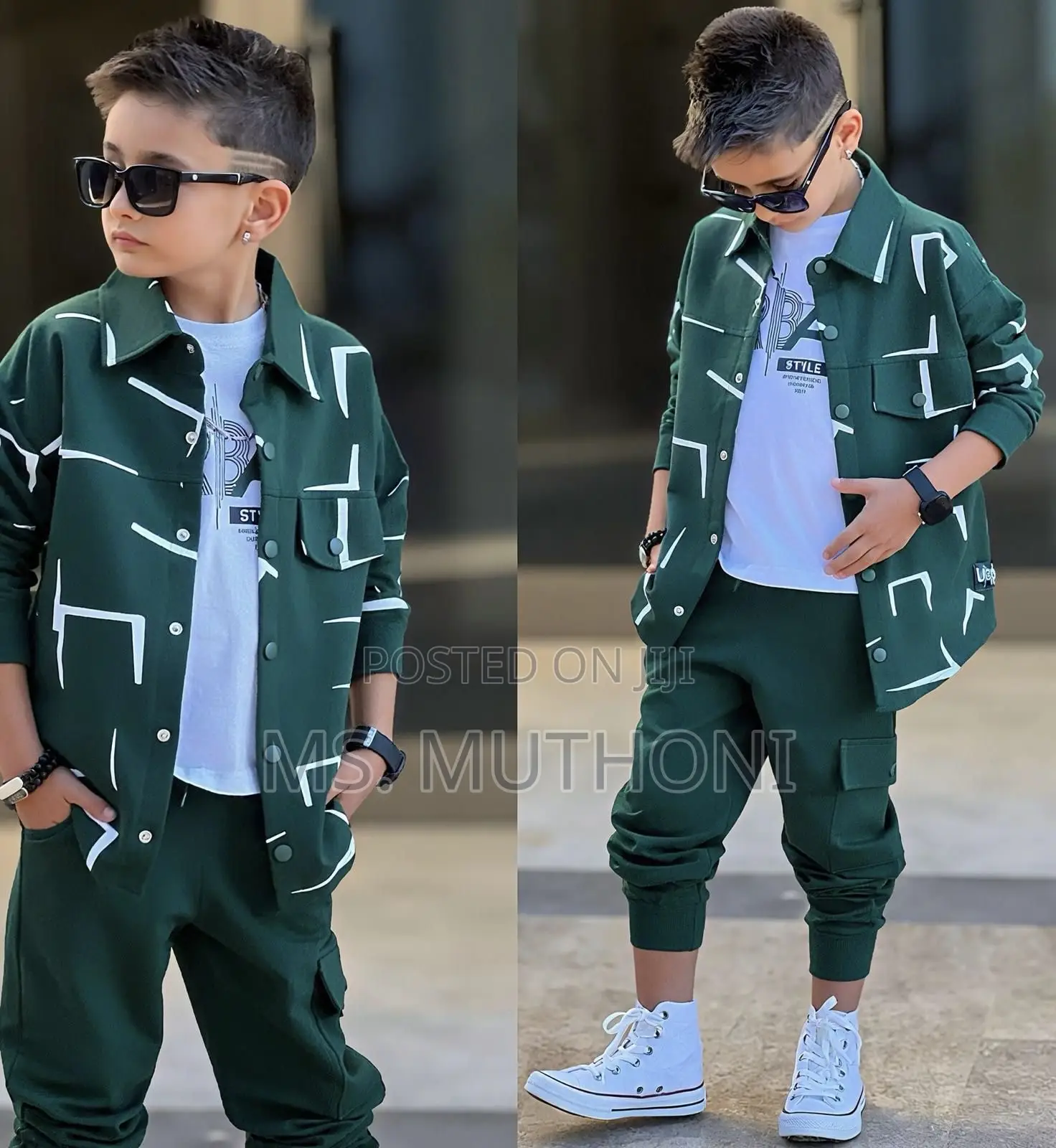  Boy's Fashionable 3 Piece Wear Set 3-11 Yrs
