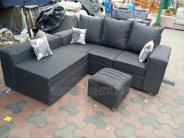Grey Five Seater Sofa for Sale - thumbnail 2