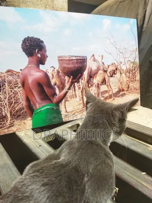 Young Samburu Man With a Water Pot