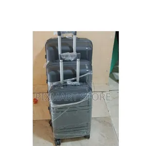 3-in-1 Luxurious Unbreakable Rubber Suitcase, Briefcase Travel Bag