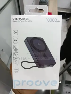 This Is a Proove Overpower Magnetic Power Bank 35w.