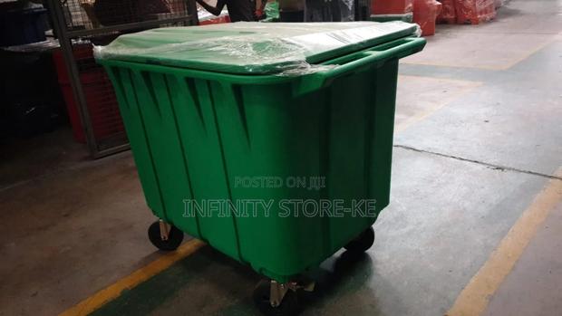 750 LTRS Garbage Bin With Wheels/ Toptank 750 LTR Garbage Bin