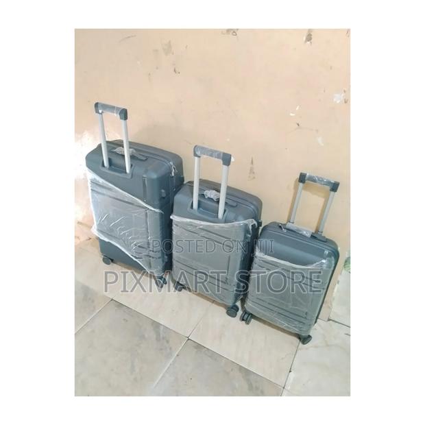 Luxury 3-in-1 Unbreakable Rubber Travel Suitcase Briefcase Bag
