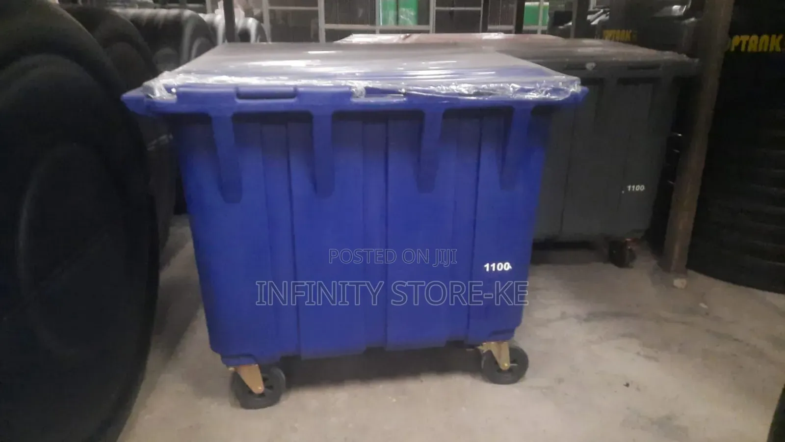 Toptank 1100 LTRS Garbage Bin With Wheels/ Garbage Bin