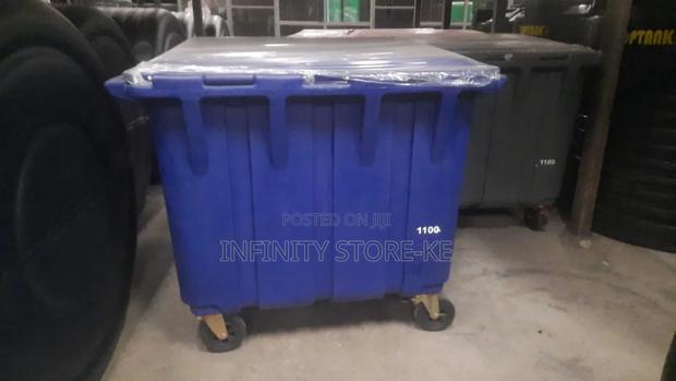 Toptank 1100 LTRS Garbage Bin With Wheels/ Garbage Bin