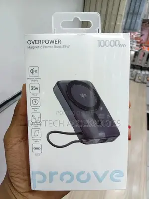 Proove Overpower 35w 10000mah Qi2 With Integrated Type Ccharging Cable