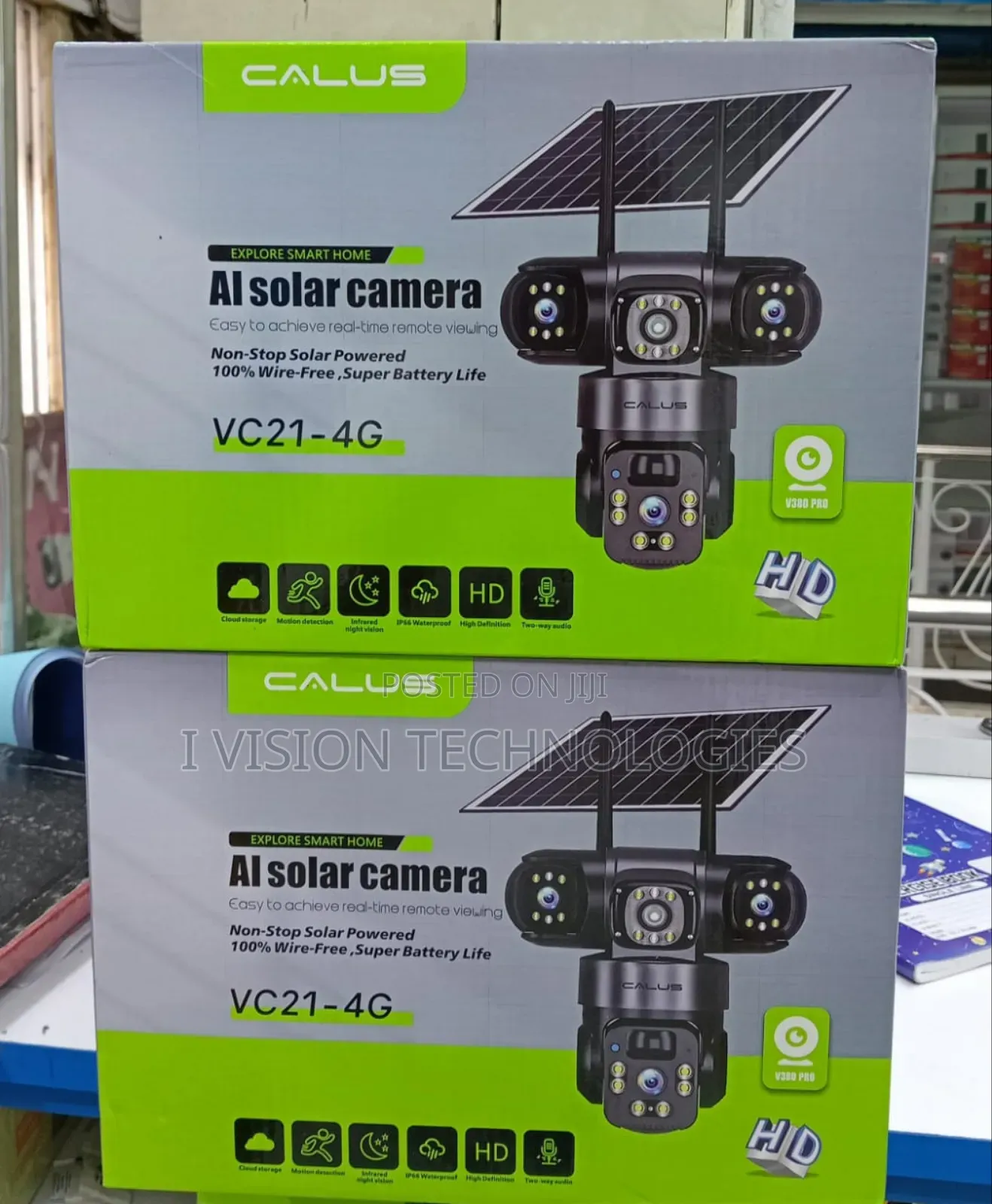 Triple Lens 3 Solar Powered CCTV Cameras Solutions