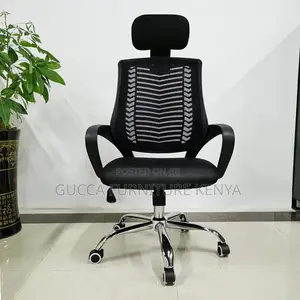 Swivel Height Adjustable Headrest Chair