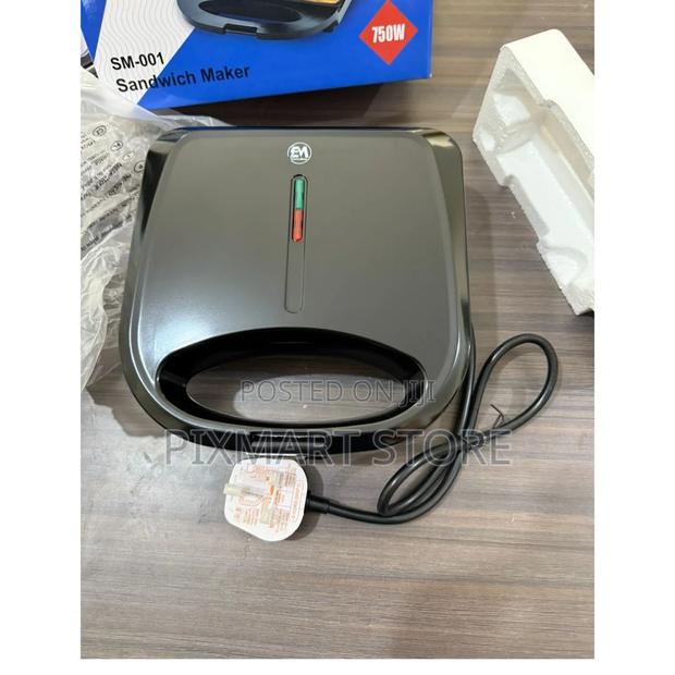 Electromate 2-in-1 Sandwich Maker – Dual Plates for Toast Grill