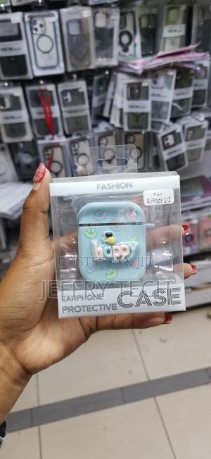 Gmyle Silicone Protective Airpods 1/ 2 Happy Print Case - thumbnail 2