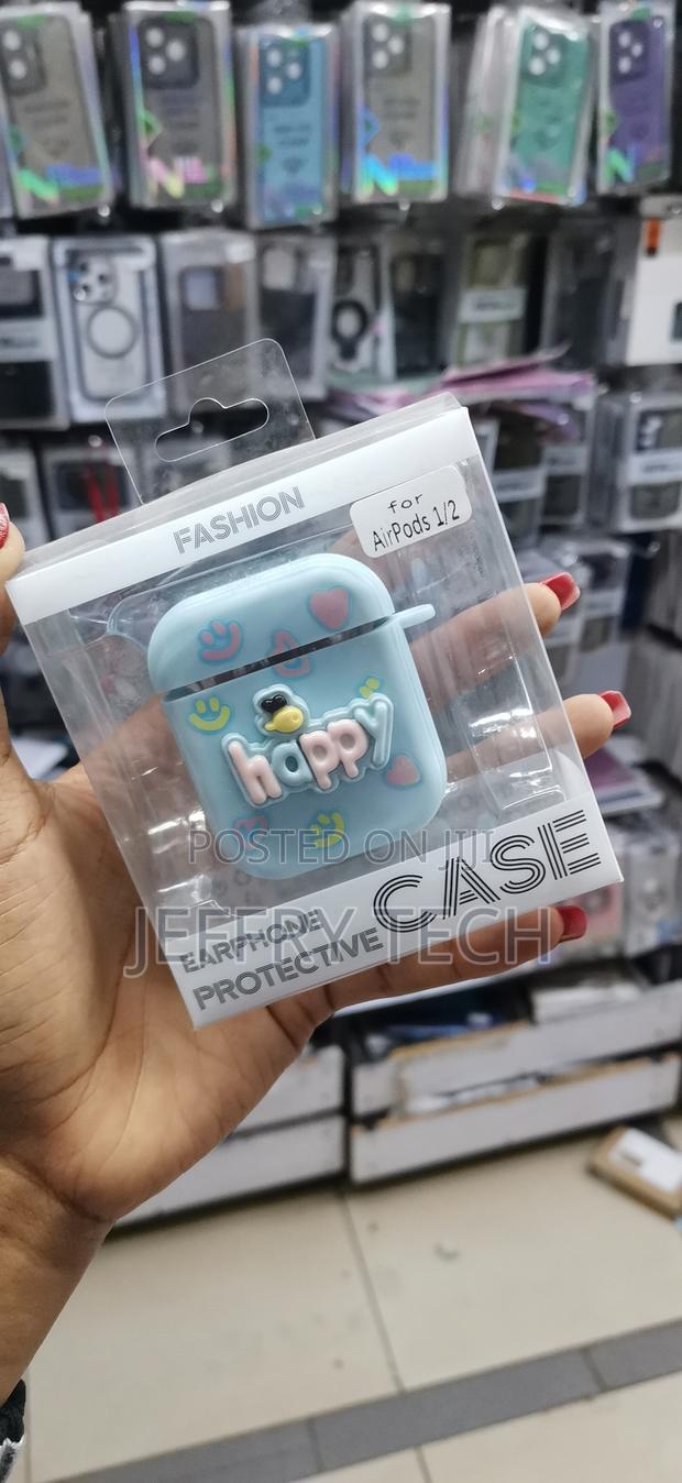 Gmyle Silicone Protective Airpods 1/ 2 Happy Print Case - thumbnail 3