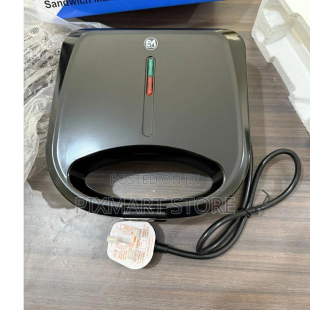 Electromate 2-in-1 Sandwich Press With Removable Plates, Easy Clean