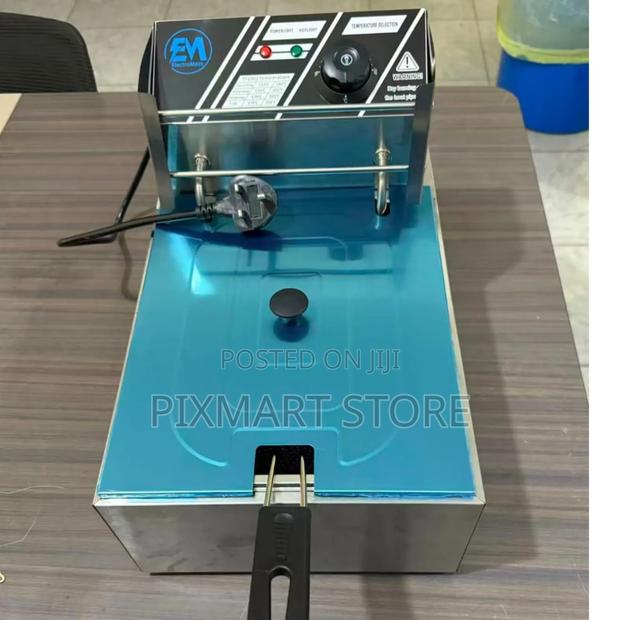 Electromate 6l Single Deep Fryer – Stainless Steel Kitchen Appliance